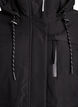 Hydrofobowa parka z kapturem i funkcjonalnymi detalami, Czarne, Packshot image number 2