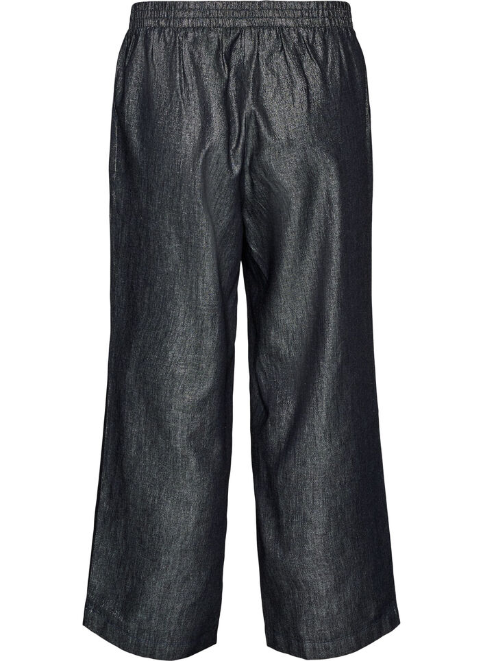 Jeansy proste z nitka brokatowa, Szary, Packshot image number 1