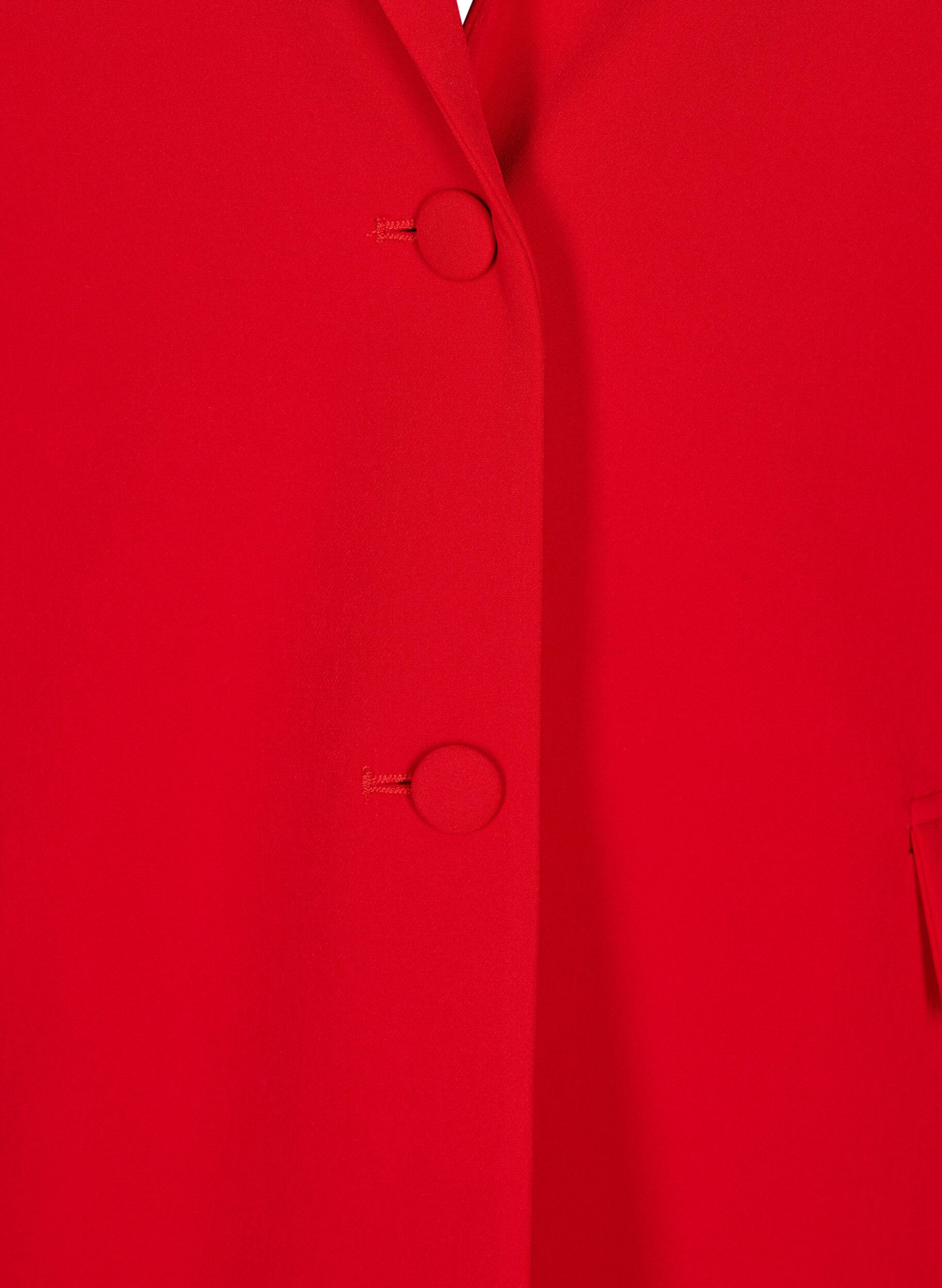 Zizzi Klasyczny blezer zapinany na guziki, Czerwony, Packshot image number 2