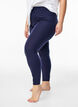 Legginsy z wiskozy w stylu basic, Niebieskie, Model image number 0