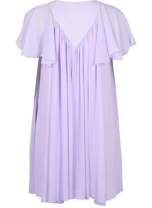 Luzna sukienka z krótkimi rekawami, Purple Heather, Packshot image number 1