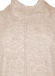 Melanzowy sweter z dzianiny z golfem, Simply Taupe Mel., Packshot image number 2