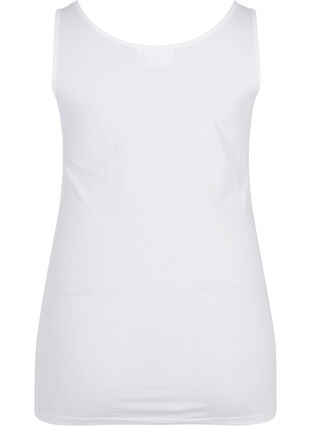 Podstawowa bawelniana koszulka, Bright White, Packshot image number 1