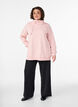 Bluza z wysokim kolnierzem i kieszeniami, R&oacute;żowy, Model image number 1