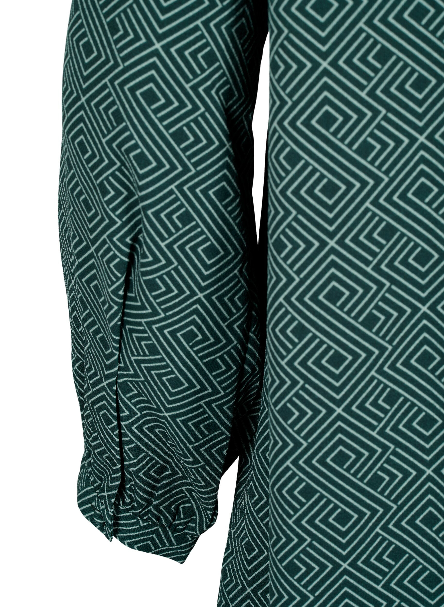 Zizzi Sukienka z dekoltem w serek i z nadrukiem, Scarab Graphic AOP, Packshot image number 3