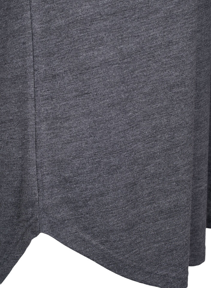 Koszula nocna z kr&oacute;tkim rekawem i nadrukiem tekstowym, , Packshot image number 3