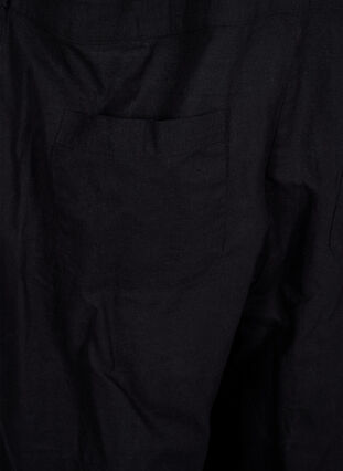 Kombinezon z lnianej mieszanki, Black, Packshot image number 4