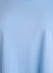 T-shirt z kr&oacute;tkim rekawem w mieszance bawelny, Niebieskie, Packshot image number 2