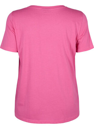 T-shirt z motywem tekstowym, Shocking Pink W.Pink, Packshot image number 1