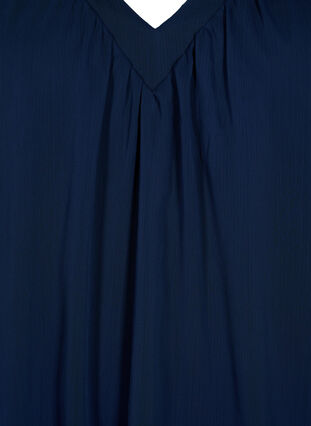 Luzna sukienka z krótkimi rekawami, Navy Blazer, Packshot image number 2