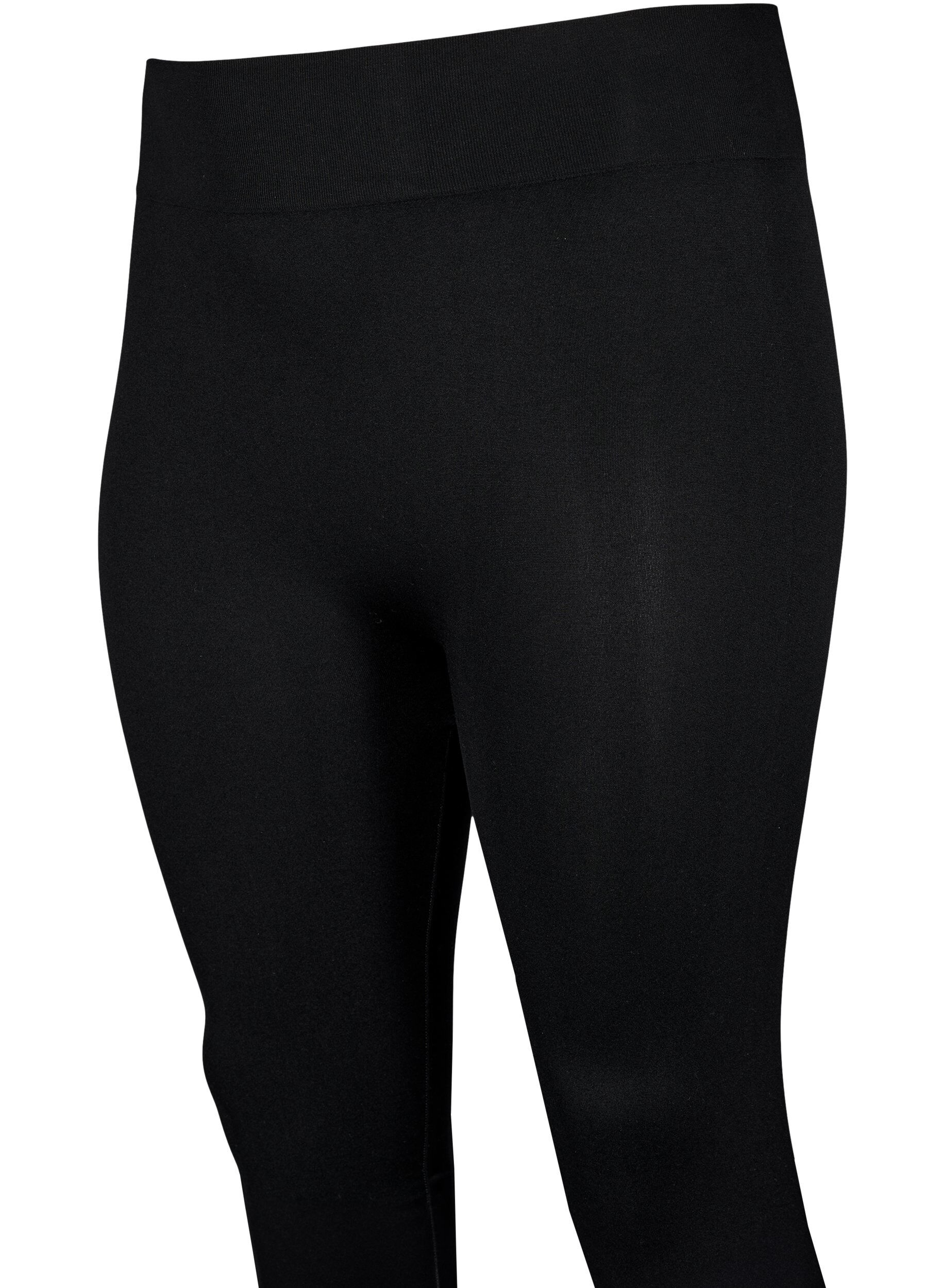 ZizziBezszwowe legginsy Basic, Czarne, Packshot image number 3