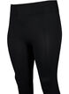 Bezszwowe legginsy Basic, Czarne, Packshot image number 3