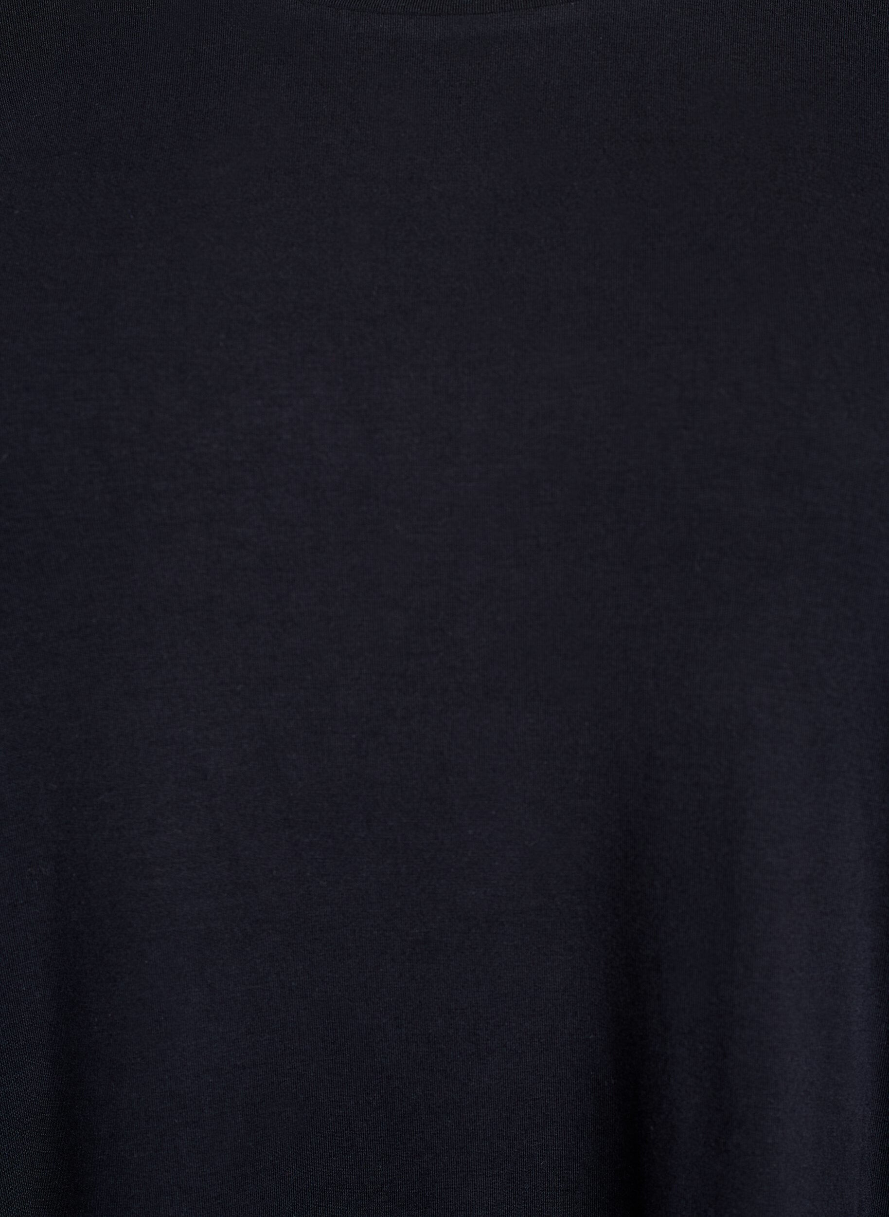 Zizzi Bluzka nocna z modalu z dlugim rekawem, Czarne, Packshot image number 2