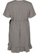 Flash - Kopertowa sukienka z krótkim rekawem, Black White Graphic, Packshot image number 1