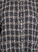 Kamizelka w kratke z ozdobnymi guzikami, Czarne, Packshot image number 2