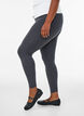 Legginsy z wiskozy w stylu basic, Ciemnoszary, Model image number 0