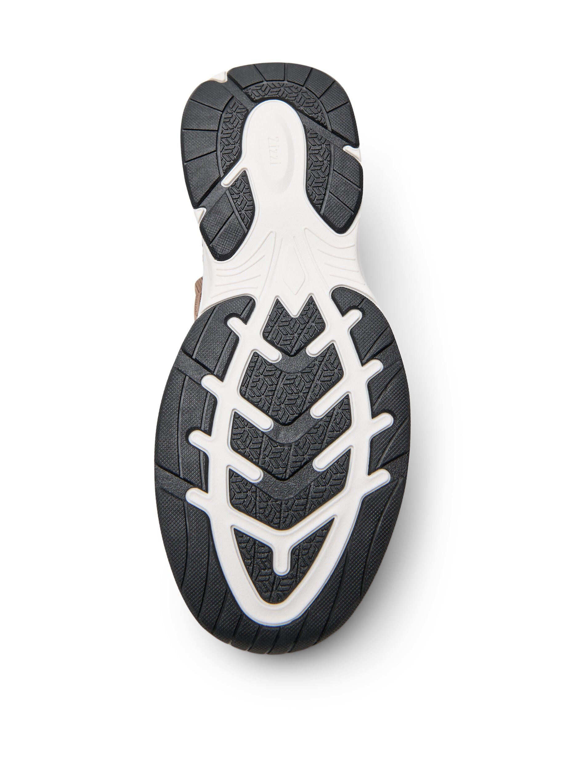 Zizzi Sportowe buty z dzianiny z blyszczaca nitka, Brązowy, Packshot image number 4