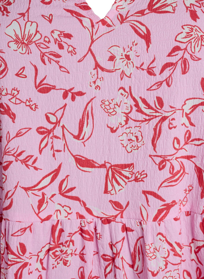 Kr&oacute;tka trapezowa sukienka, Fioletowy, Packshot image number 2