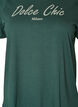 T-shirt z bawelny organicznej z nadrukiem, Zielony, Packshot image number 2
