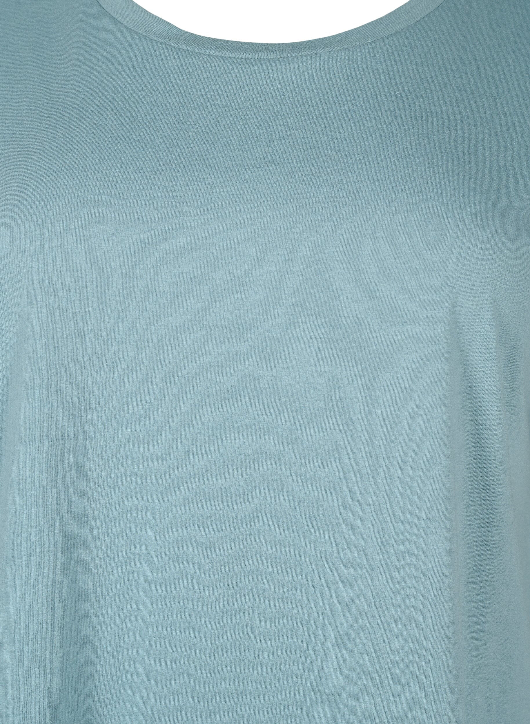 Zizzi 2-pack koszulki z kr&oacute;tkim rekawem, Niebieskie, Packshot image number 4