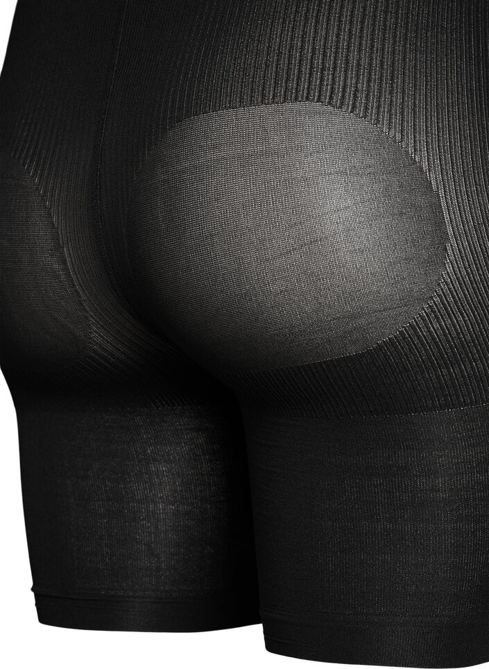 Szorty push-up 2-pack o gestosci 60 denier&oacute;w z efektem modelujacym, Czarne, Packshot image number 3