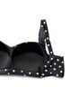 Bikinikowy top z wysci&oacute;lka i nadrukiem, Czarne, Packshot image number 3
