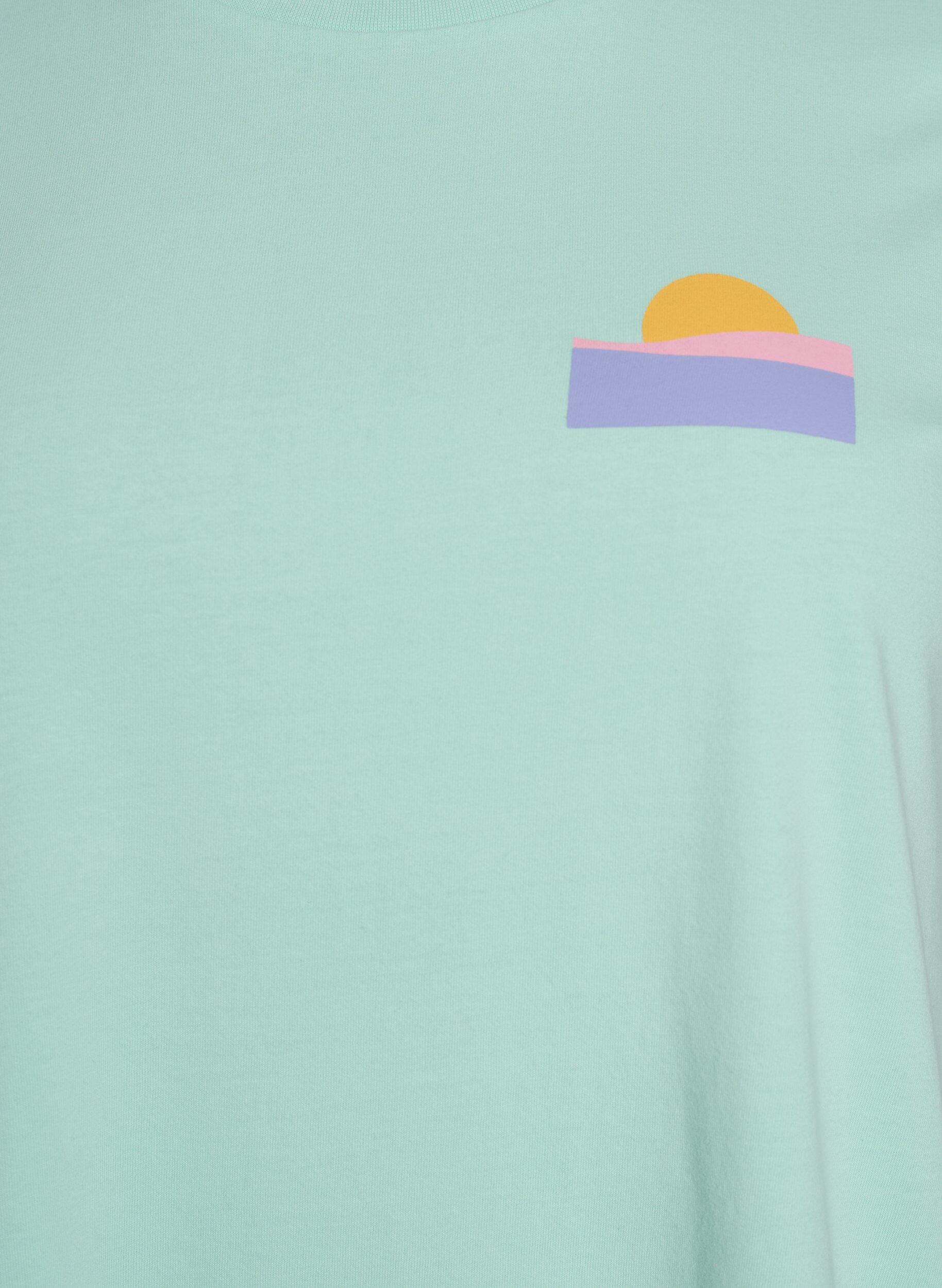 Zizzi Koszulka z bawelny organicznej z nadrukiem na plecach, Zielony, Packshot image number 2