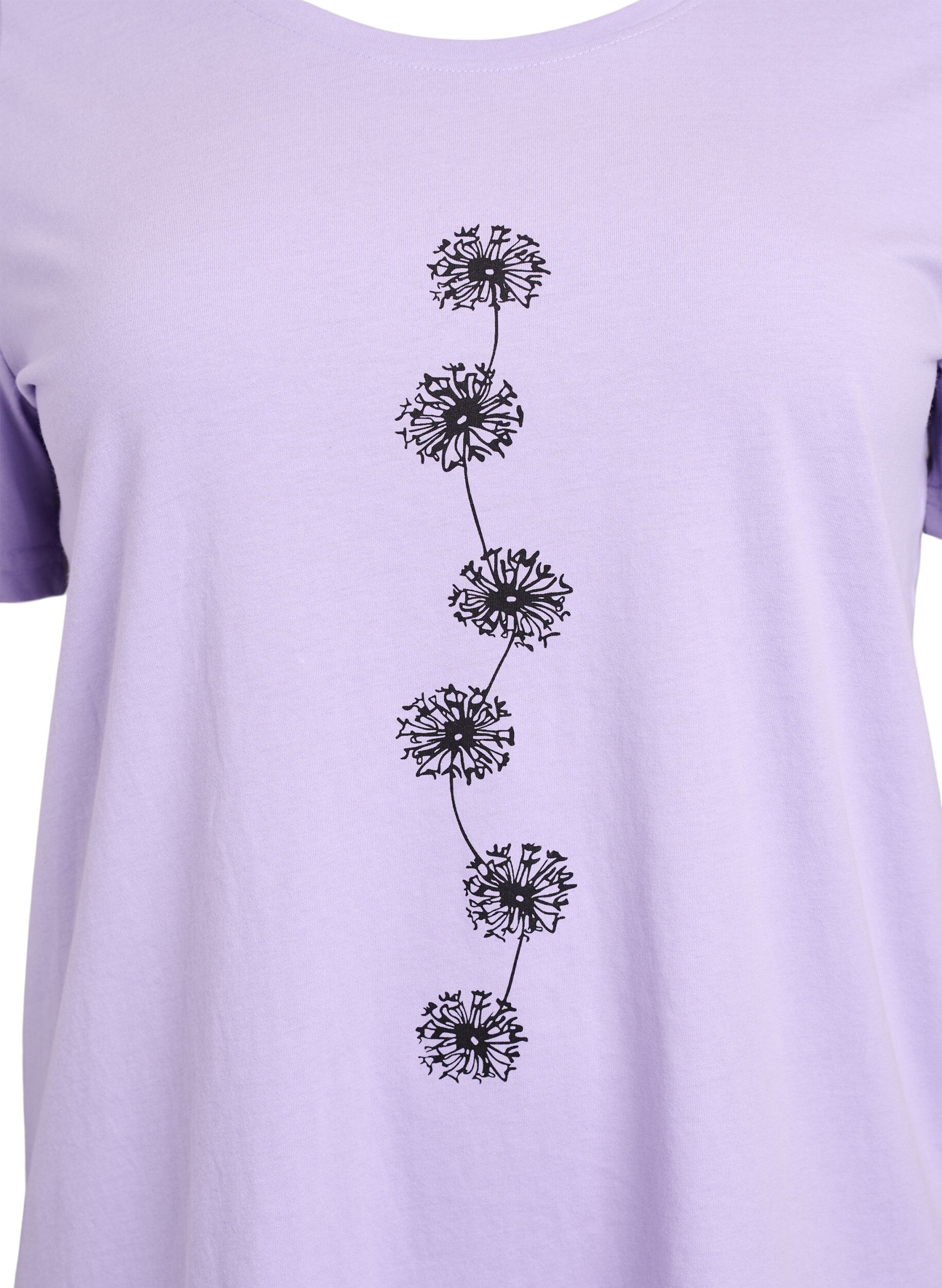 Zizzi FLASH - T-shirt z nadrukiem, Fioletowy, Packshot image number 2