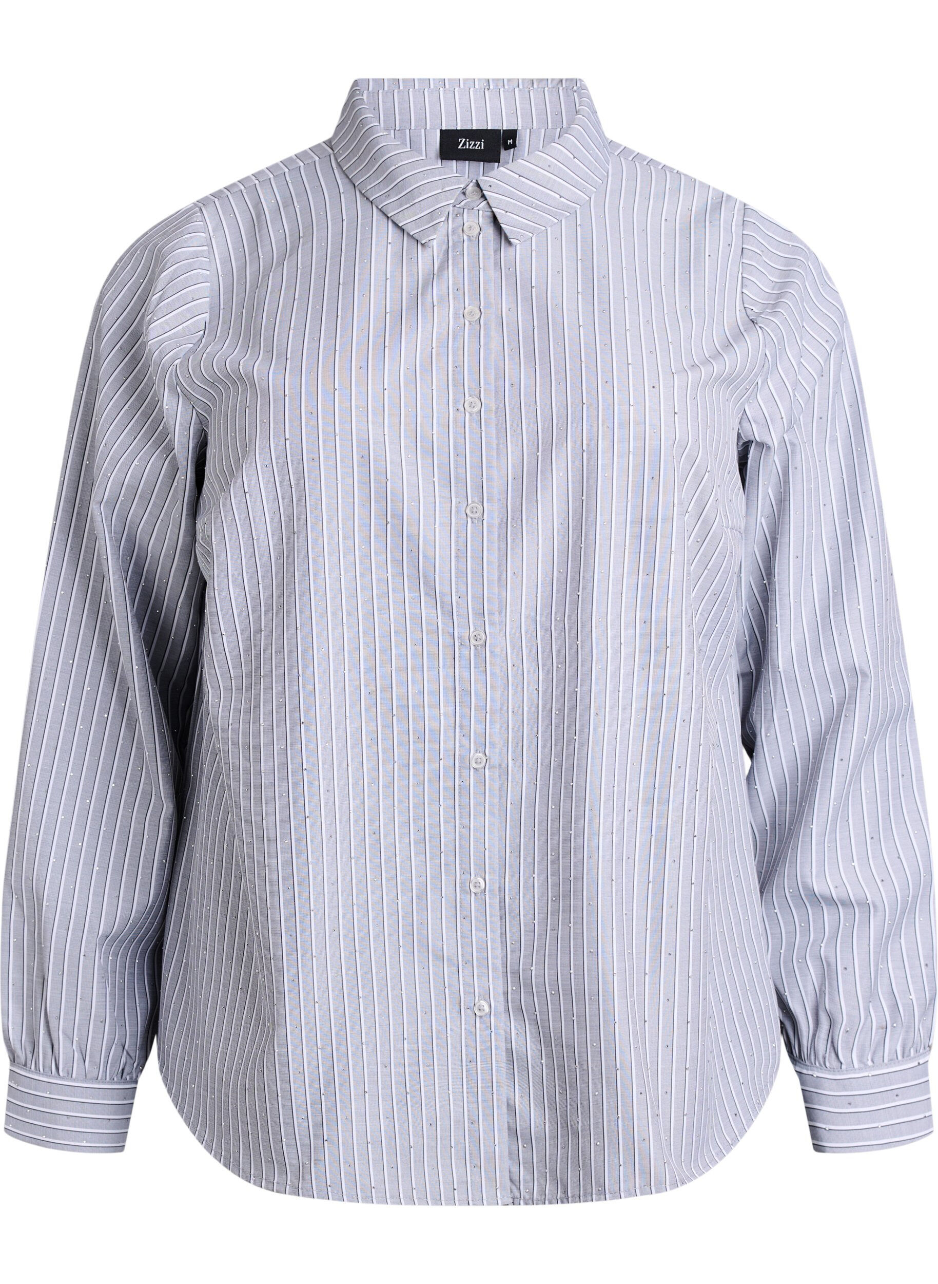 Koszula w paski z cwiekami