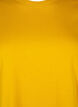 Podstawowa koszulka bawelniana z okraglym dekoltem, Ż&oacute;łty, Packshot image number 2