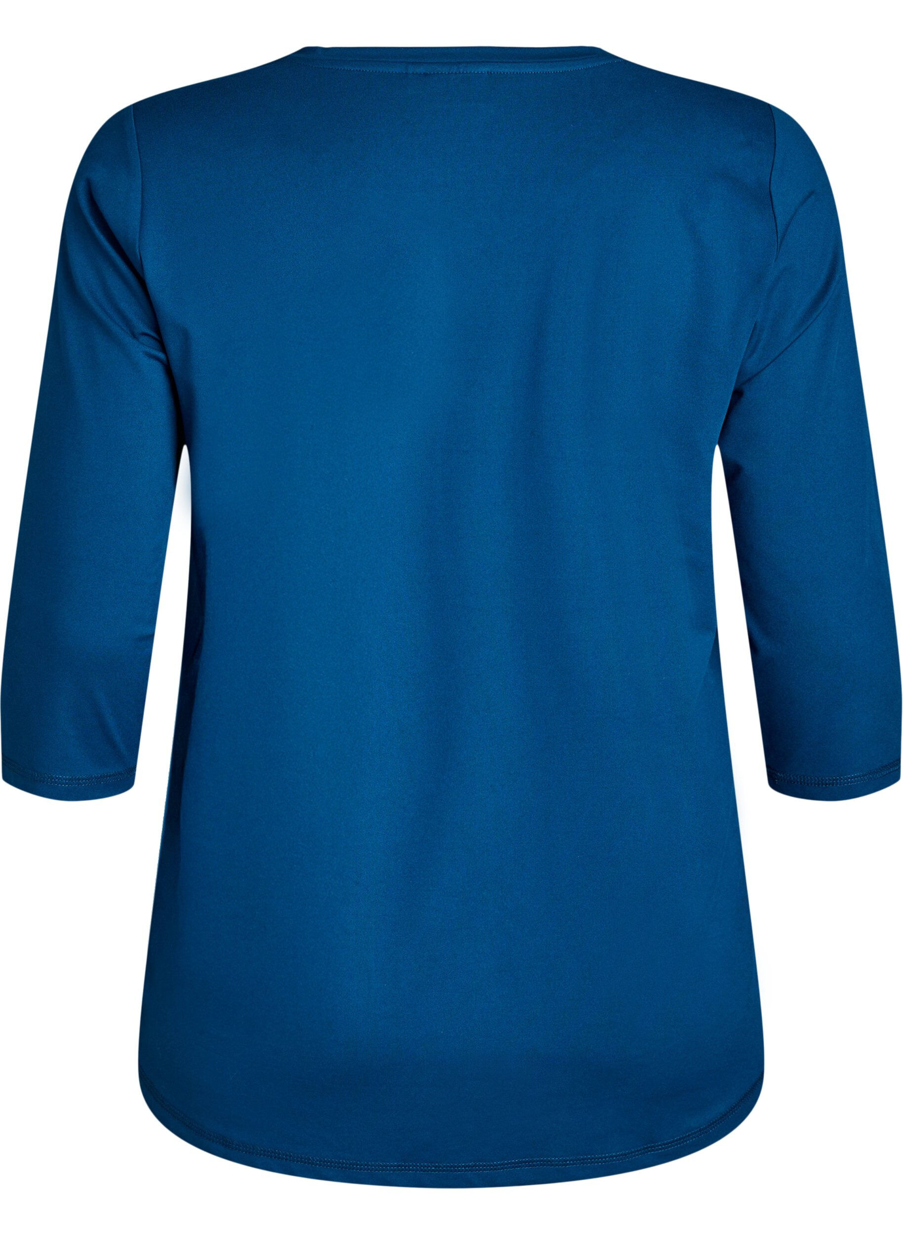 Zizzi Bluzka treningowa z rekawami 3/4, Niebieskie, Packshot image number 1