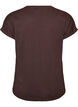 T-shirt z ozdobnym nadrukiem z przodu, Brązowy, Packshot image number 1