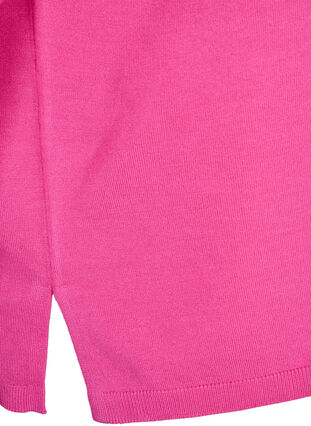Bluzka z dzianiny wiskozowej z rekawem 3/4, Raspberry Rose, Packshot image number 3