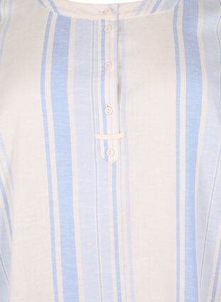 Sukienka w paski z dlugimi rekawami, Birch w. Stripes, Packshot image number 2