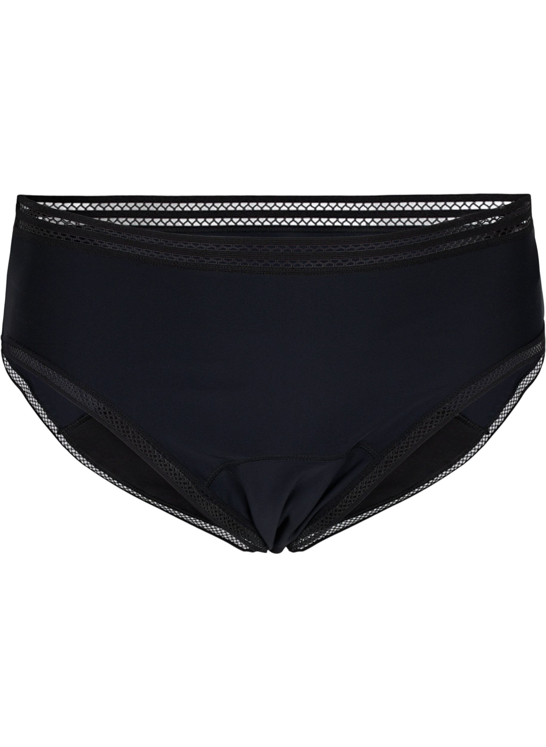 Zizzi Period pants, Black, Packshot image number 0