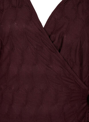 Flash - Kopertowa sukienka z rekawem 3/4, Fudge, Packshot image number 2