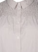 Koszula w paski ze sciagaczem, Silver Mink Wh. St., Packshot image number 2
