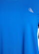  Bluzka treningowa z rekawami 3/4, Niebieskie, Packshot image number 2