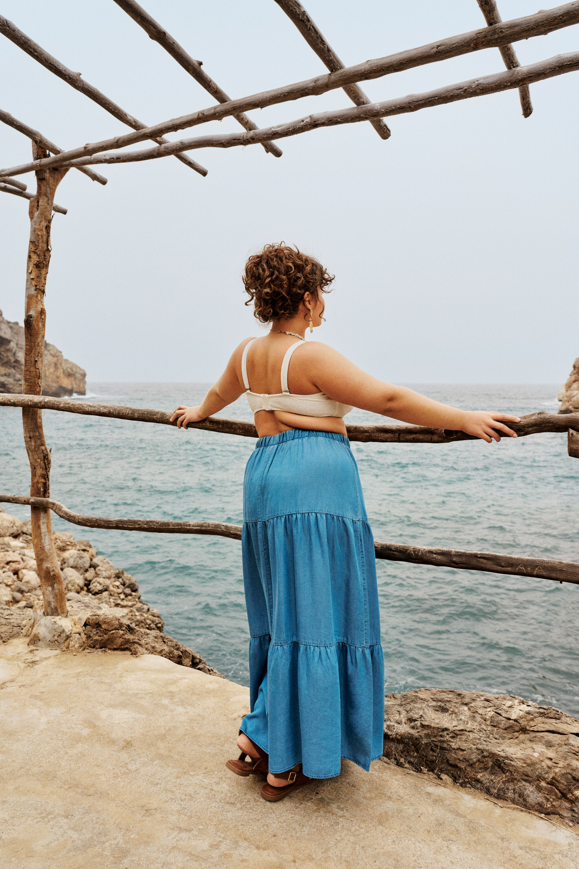 ZizziBohemski w odcieniach morskiego błękitu, , Model