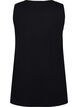 Bawelniany top o&nbsp;rozszerzanym fasonie, Czarne, Packshot image number 1