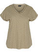 Striped cotton t-shirt, Ivy Green Y/D, Packshot image number 0