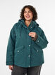 Parka z podszewka i odpinana kapturka, Zielony, Model image number 0