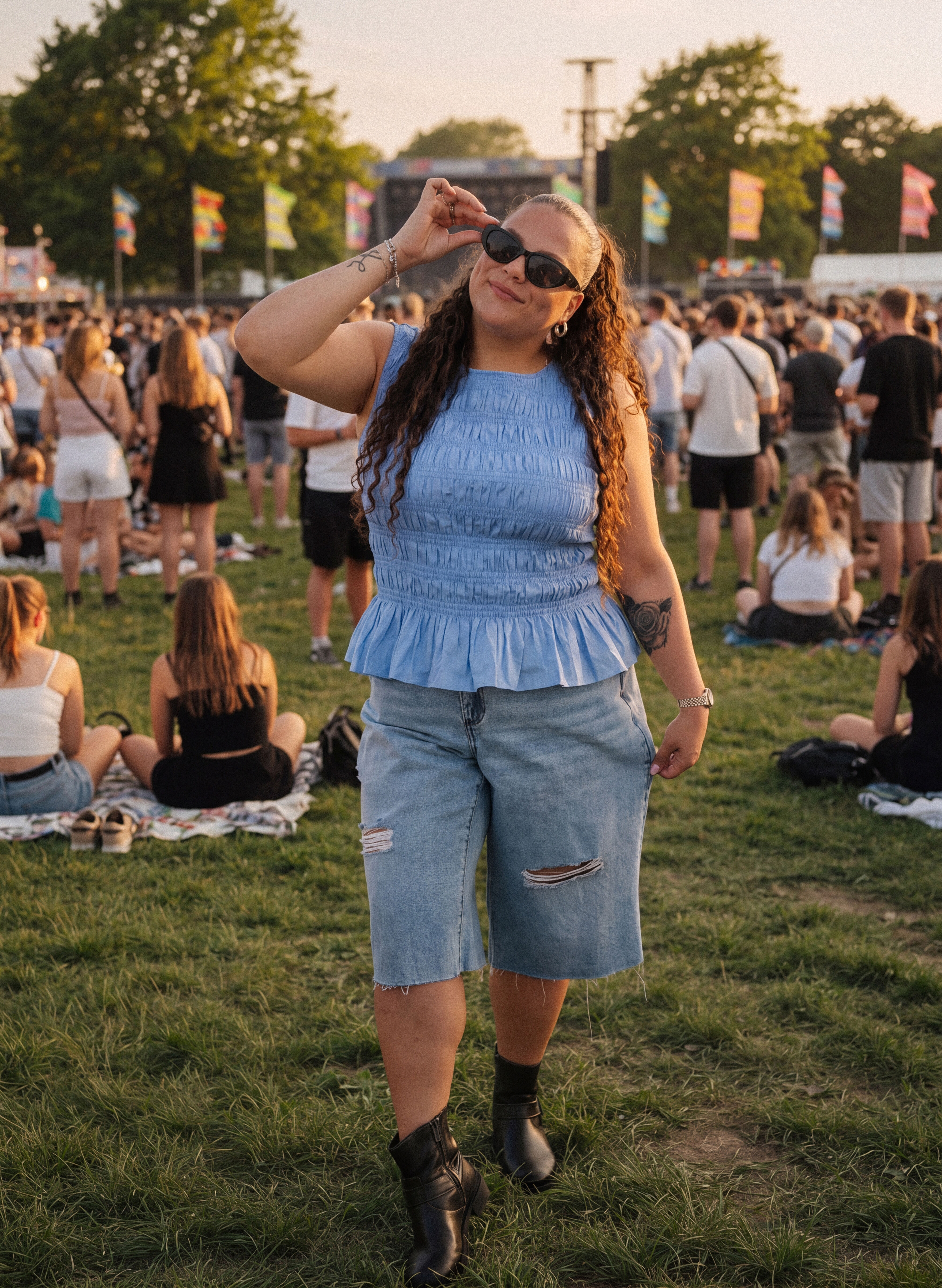 Festiwalowy look, , Model