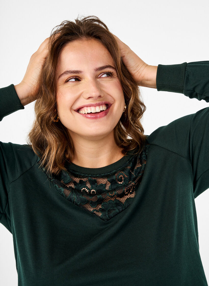 Bluza z koronkowymi detalami, Scarab, Image image number 0