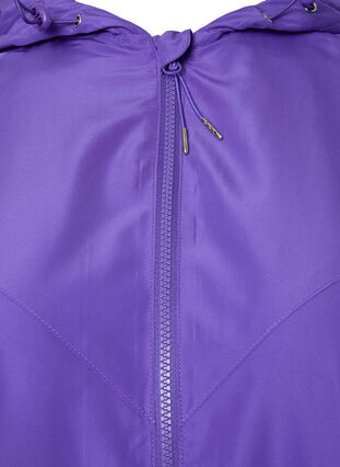Krótka kurtka z kapturem i regulowanym dolem, Purple Opulence, Packshot image number 2