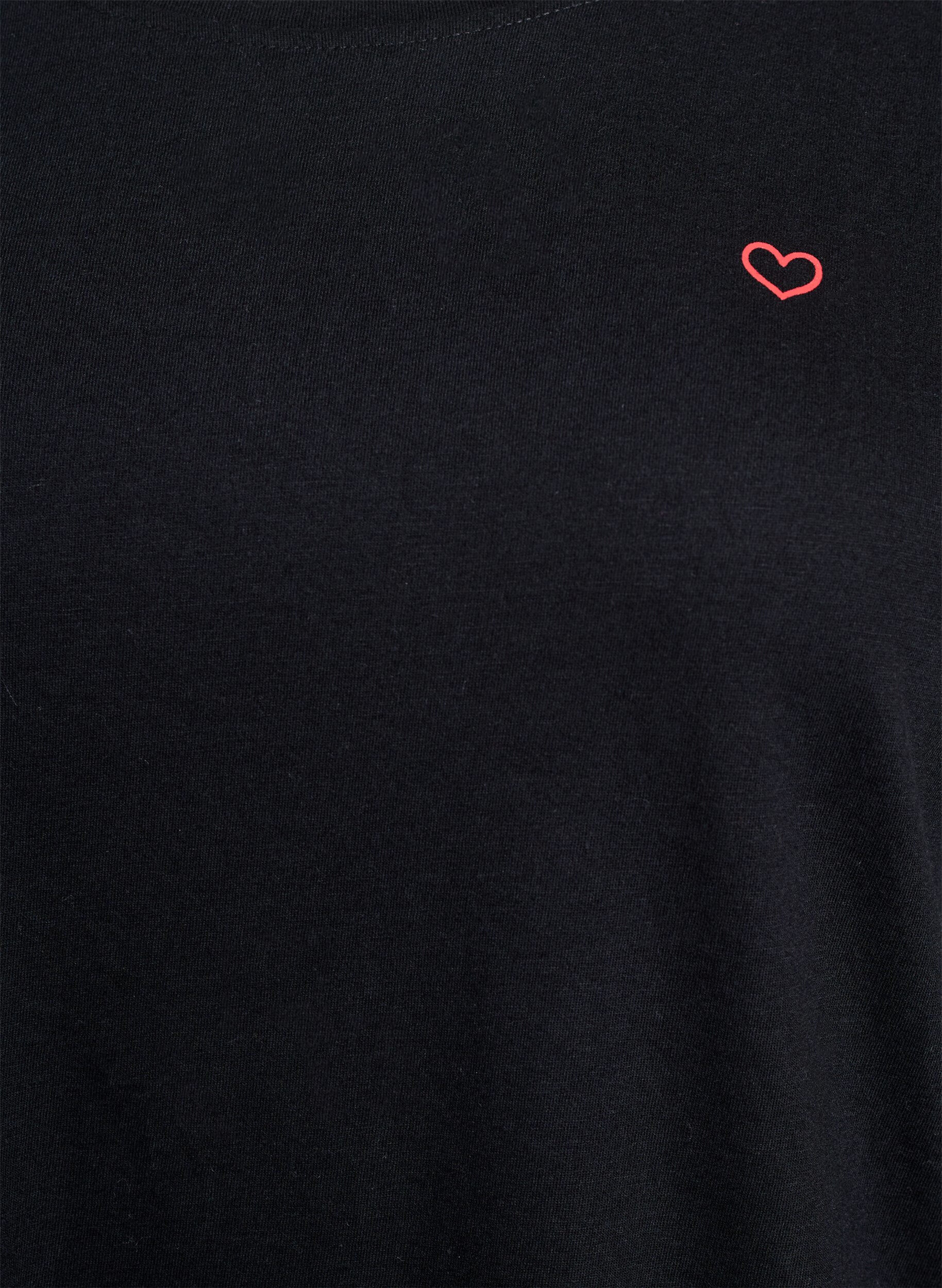 Zizzi FLASH - T-shirt z nadrukiem, Czarne, Packshot image number 2