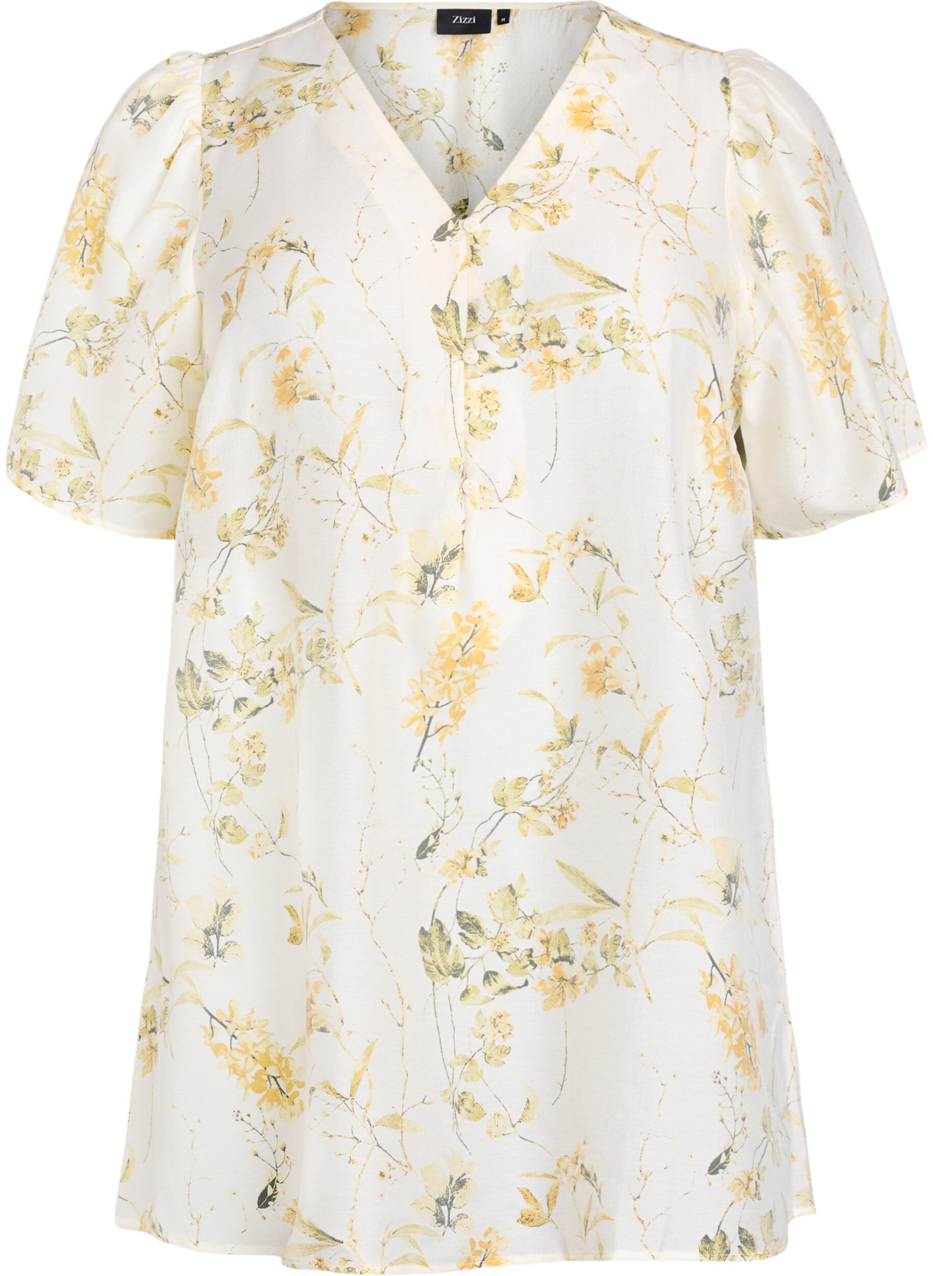 Tunika w ksztalcie litery A z kr&oacute;tkim rekawem