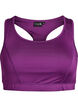 Biustonosz sportowy z tylem typu racerback, Fioletowy, Packshot image number 0