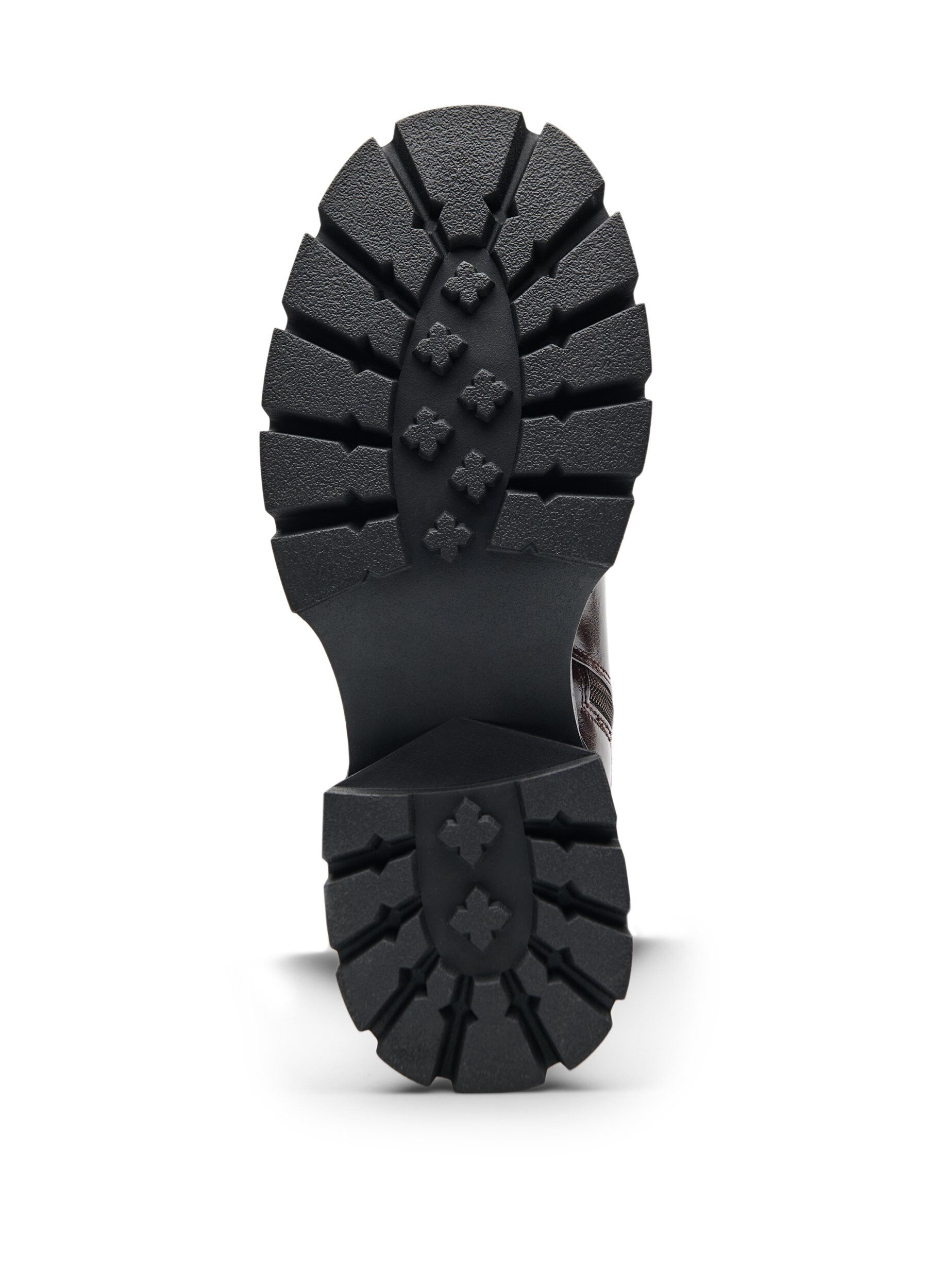 ZizziWysokie buty o lekko spekanej strukturze, Brązowy, Packshot image number 4