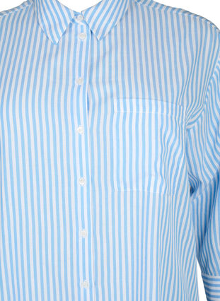 Dluga koszula w paski z rekawem 3/4, Marina W. Stripe, Packshot image number 2